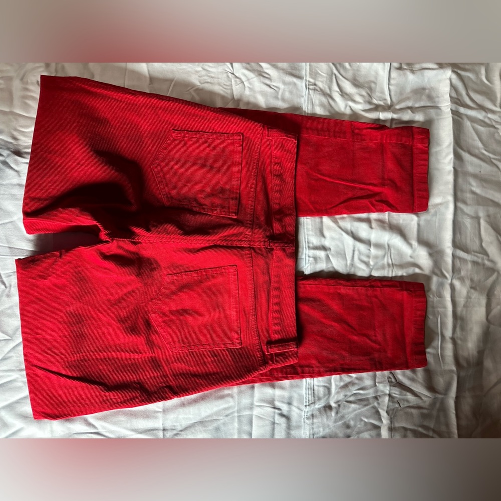 Brooks Brothers red corduroy pants size 4